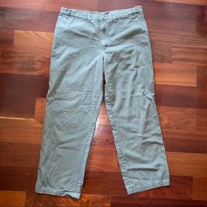 Mens Patagonia Pants cotton green size 38